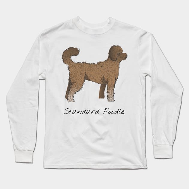 standard Poodle Long Sleeve T-Shirt by This is store